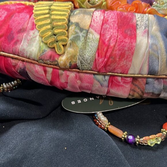 Mary Frances Firefly Luxury Floral Handbag w/ Cert of Auth, Retired Design #1467 - Picture 3 of 16